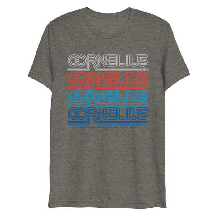 Cornelius Classic (Red, White & Blue) - Adult Short Sleeve T-Shirt