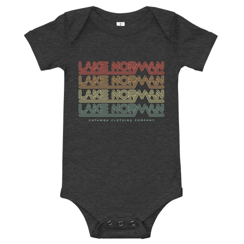 Lake Norman Classic Onsie - Heather Dark Grey (multicolored)