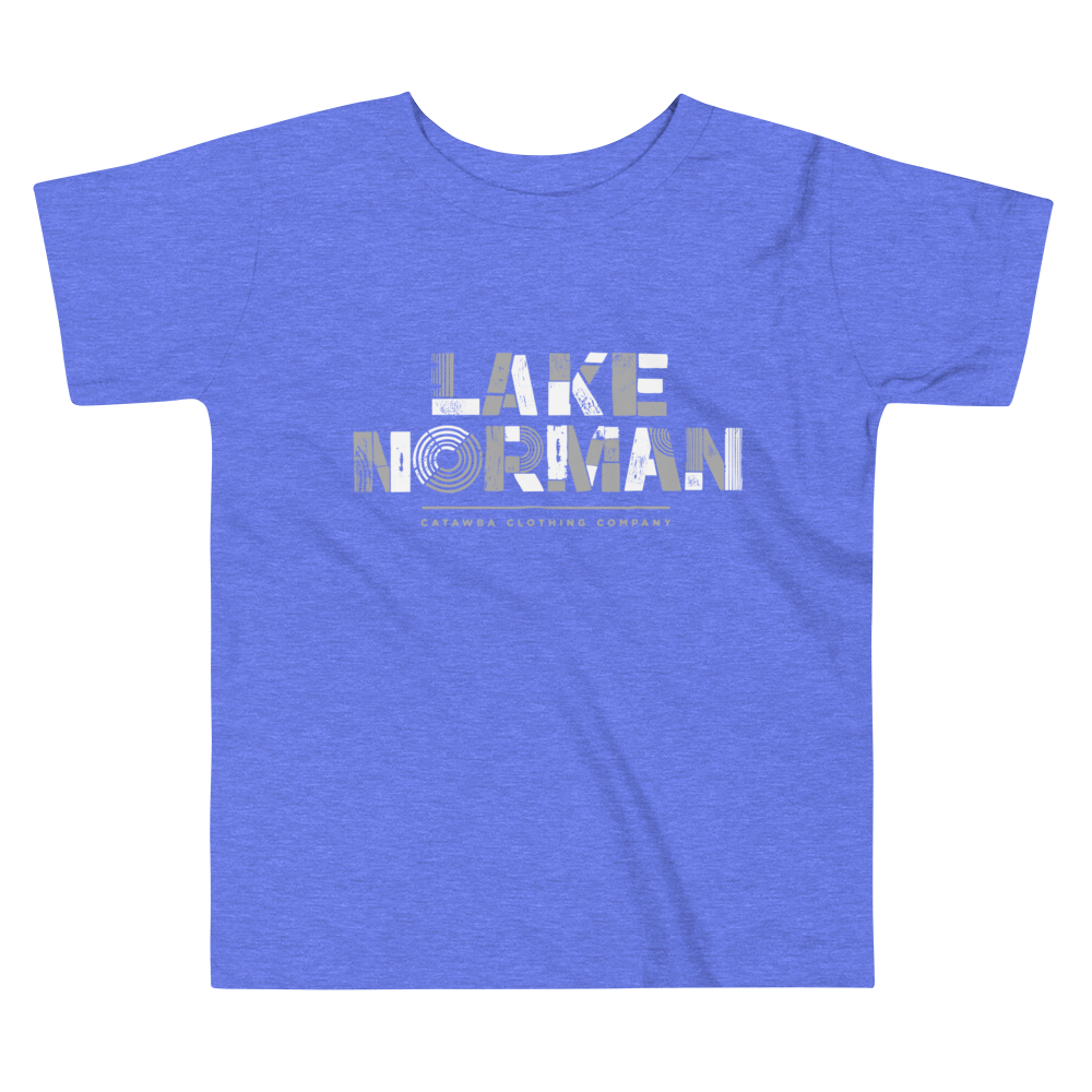 Lake Norman Modern Print - Toddler - Heather Blue