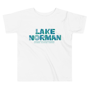 Lake Norman Modern Print - Toddler - White