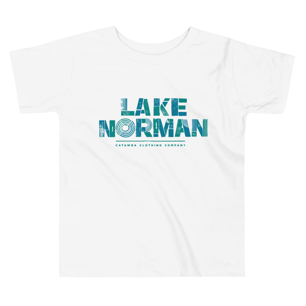 Lake Norman Modern Print - Toddler - White