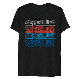 Cornelius Classic (Red, White & Blue) - Adult Short Sleeve T-Shirt