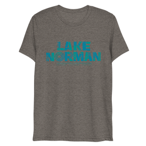 Lake Norman Modern Print - Adult Short Sleeve T-Shirt