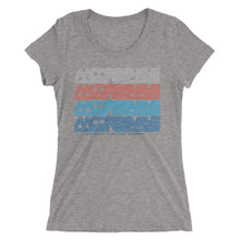 Load image into Gallery viewer, Mooresville Classic (Red, White &amp; Blue) - Ladies&#39; Short Sleeve T-Shirt