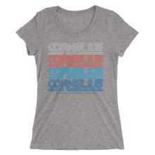 Load image into Gallery viewer, Cornelius Classic (Red, White &amp; Blue) - Ladies&#39; Short Sleeve T-Shirt