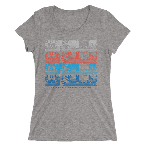 Cornelius Classic (Red, White & Blue) - Ladies' Short Sleeve T-Shirt