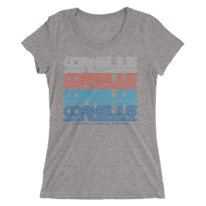 Cornelius Classic (Red, White & Blue) - Ladies' Short Sleeve T-Shirt