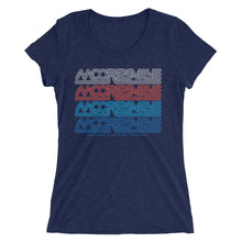 Load image into Gallery viewer, Mooresville Classic (Red, White &amp; Blue) - Ladies&#39; Short Sleeve T-Shirt