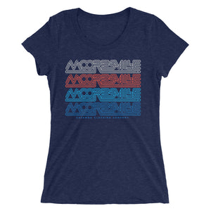 Mooresville Classic (Red, White & Blue) - Ladies' Short Sleeve T-Shirt