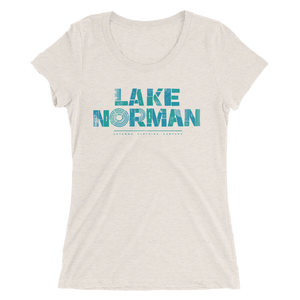 Lake Norman Modern Print - Ladies' Short Sleeve T-Shirt