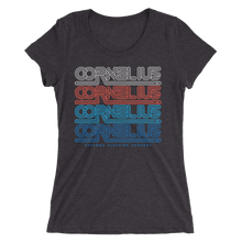 Load image into Gallery viewer, Cornelius Classic (Red, White &amp; Blue) - Ladies&#39; Short Sleeve T-Shirt