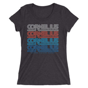 Cornelius Classic (Red, White & Blue) - Ladies' Short Sleeve T-Shirt