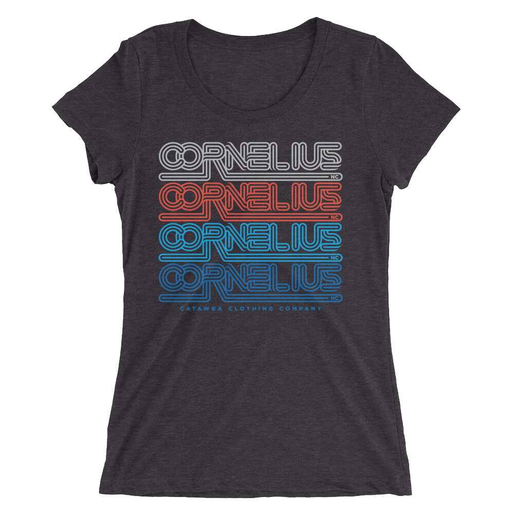 Cornelius Classic (Red, White & Blue) - Ladies' Short Sleeve T-Shirt